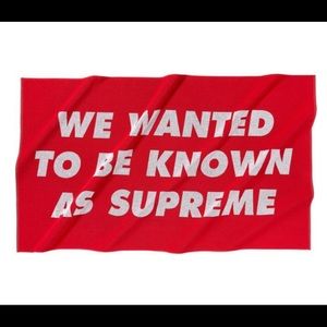 Supreme ‘Known As’ Towel